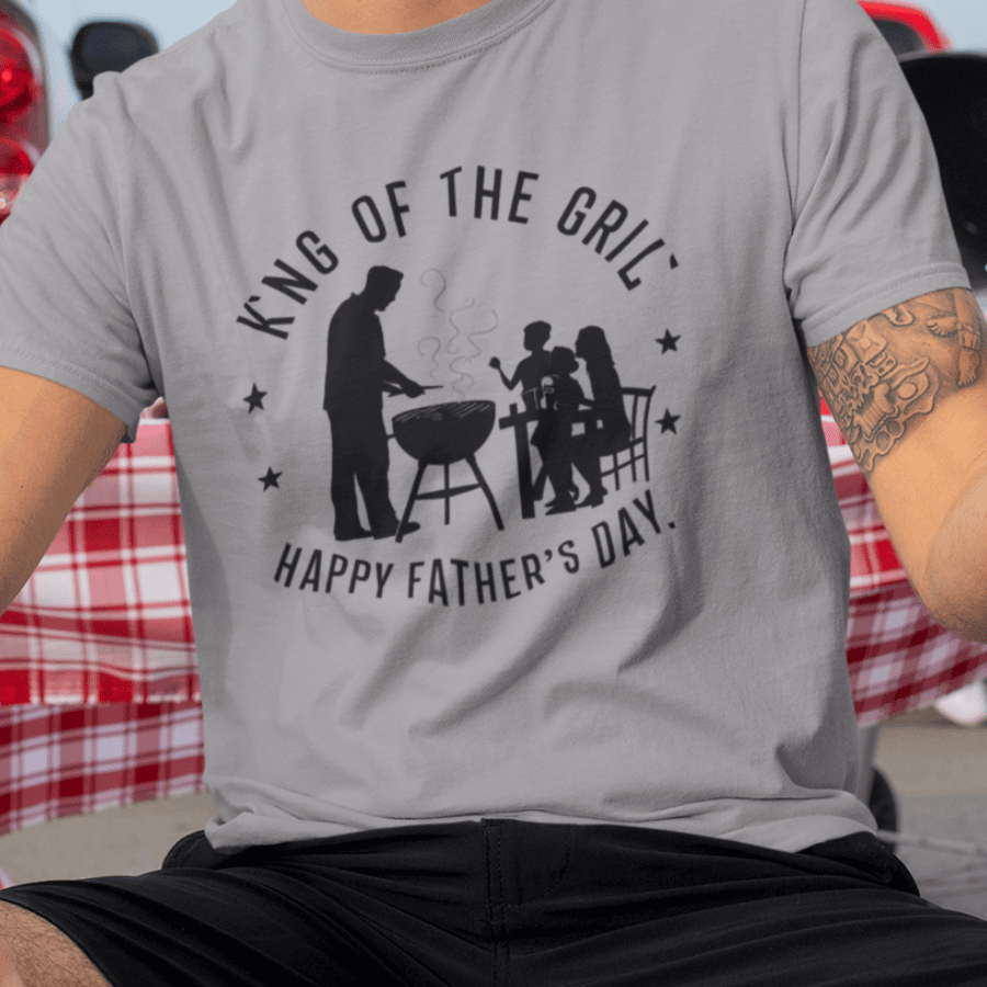 PREMIUM DAD KING OF GRILL T-SHIRT NDM