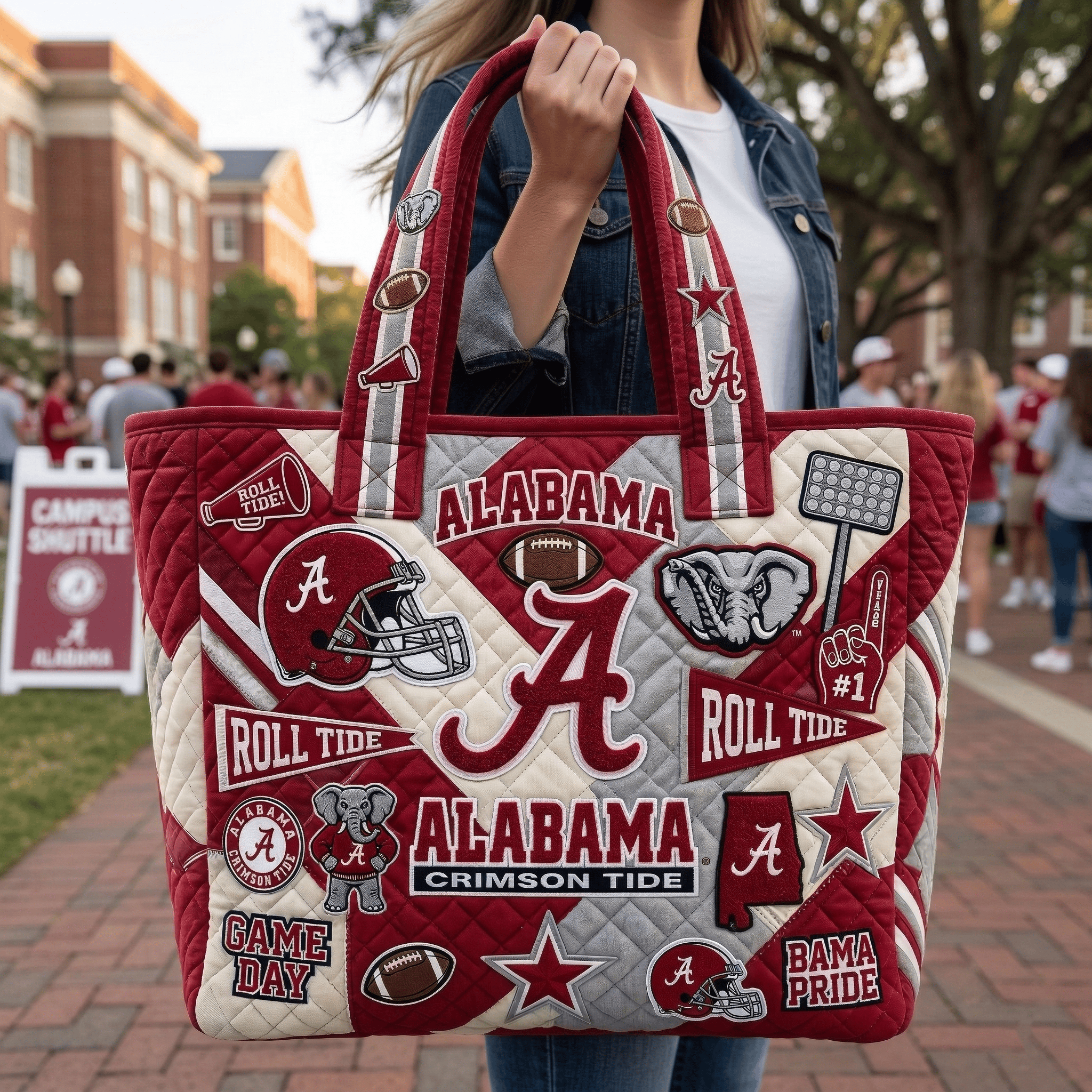 ACT QUILTED TOTE BAG HTTT